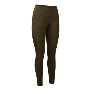 Lady Forstærkede Tights - Art Green - Deerhunter