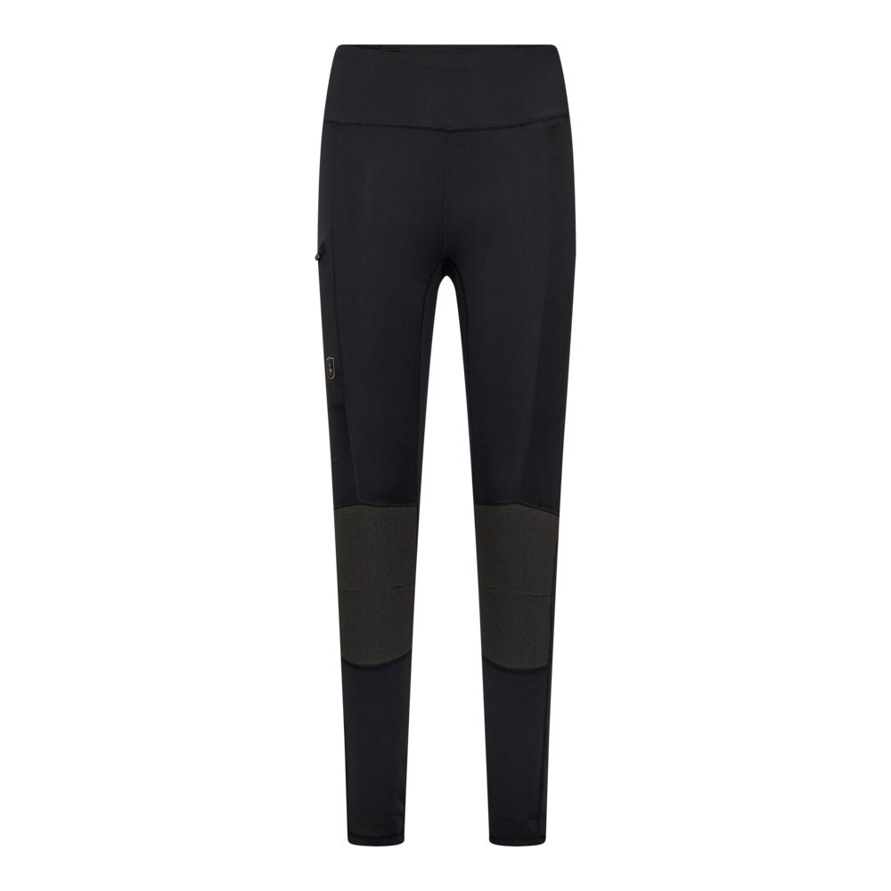 Lady Forstærkede Tights - Black - Deerhunter