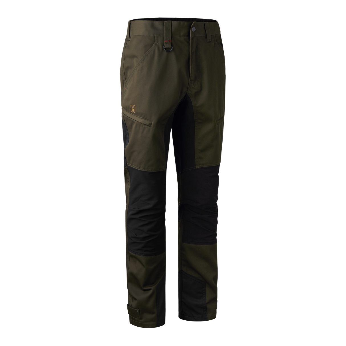 Rogaland Stretchbukser med kontrast - Kort - Deerhunter - Adventure Green