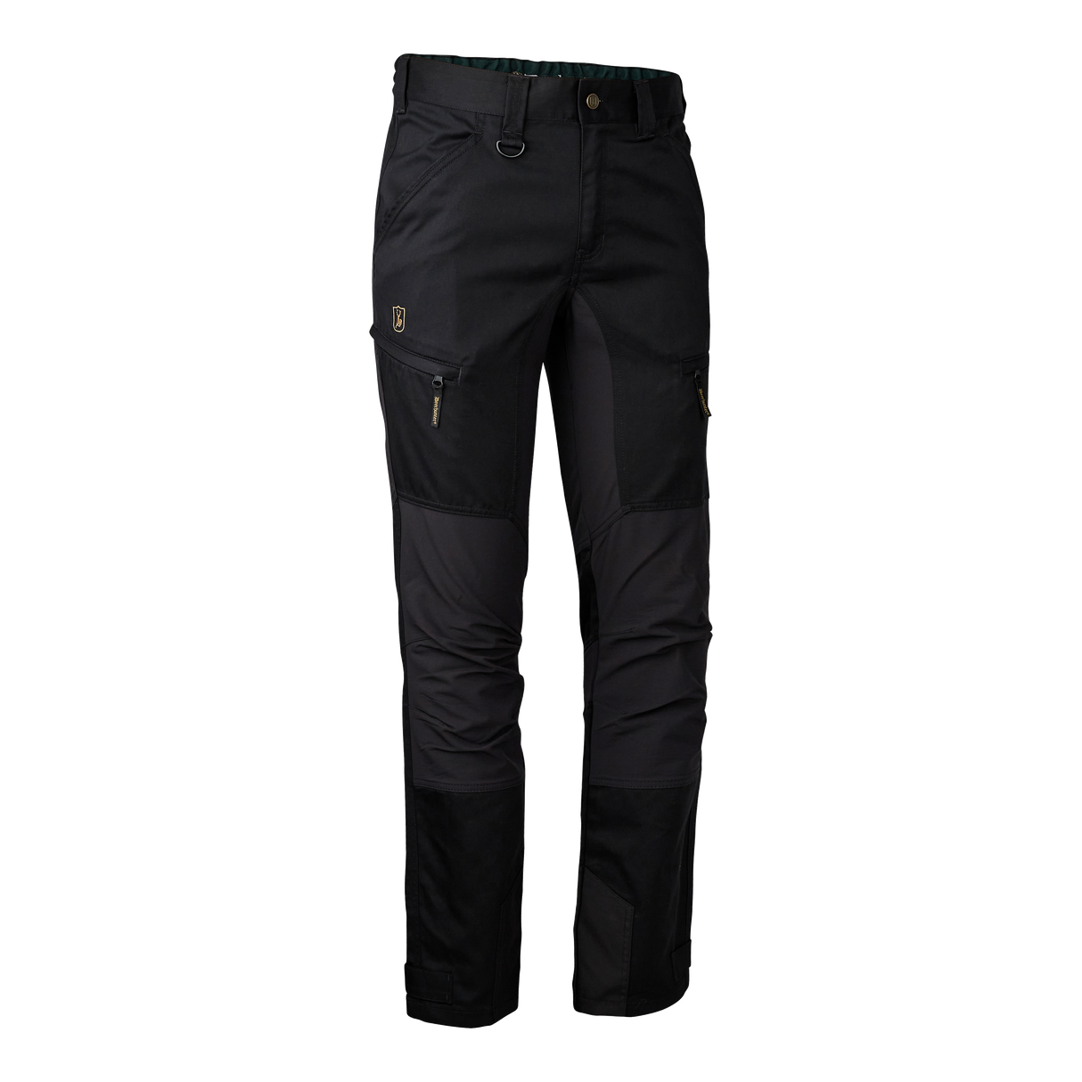 Rogaland Stretchbukser med kontrast - Kort - Deerhunter - Black