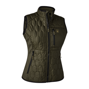Lady Mossdale quiltet vest Forest Green -  Deerhunter