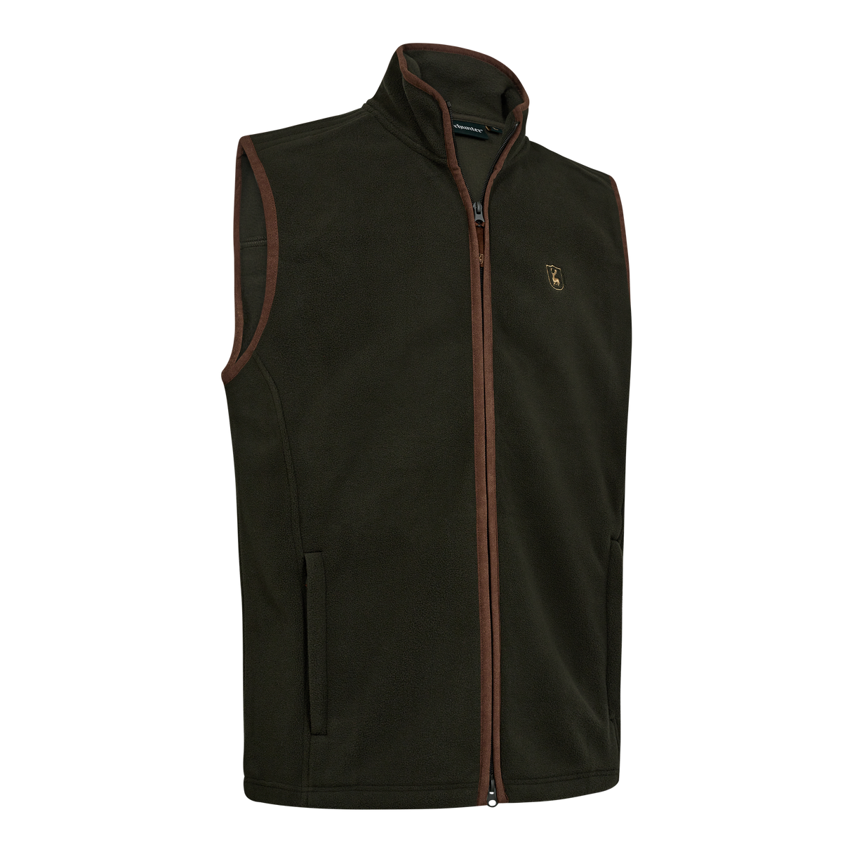 Cumbria Fleece Vest - Deerhunter - Forest Ember