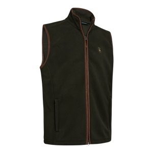 Cumbria Fleece Vest - Deerhunter - Forest Ember