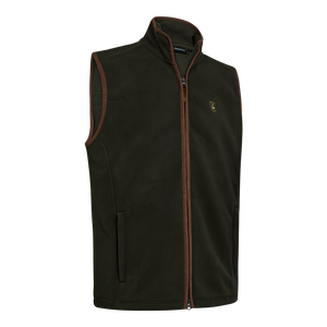 Cumbria Fleece Vest - Deerhunter - Forest Ember