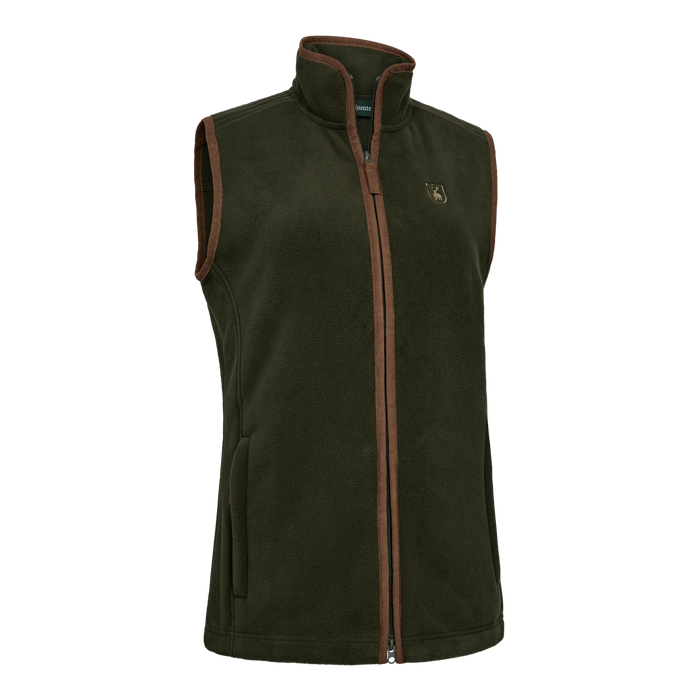Lady Cumbria Fleece Vest - Deerhunter - Forest Ember