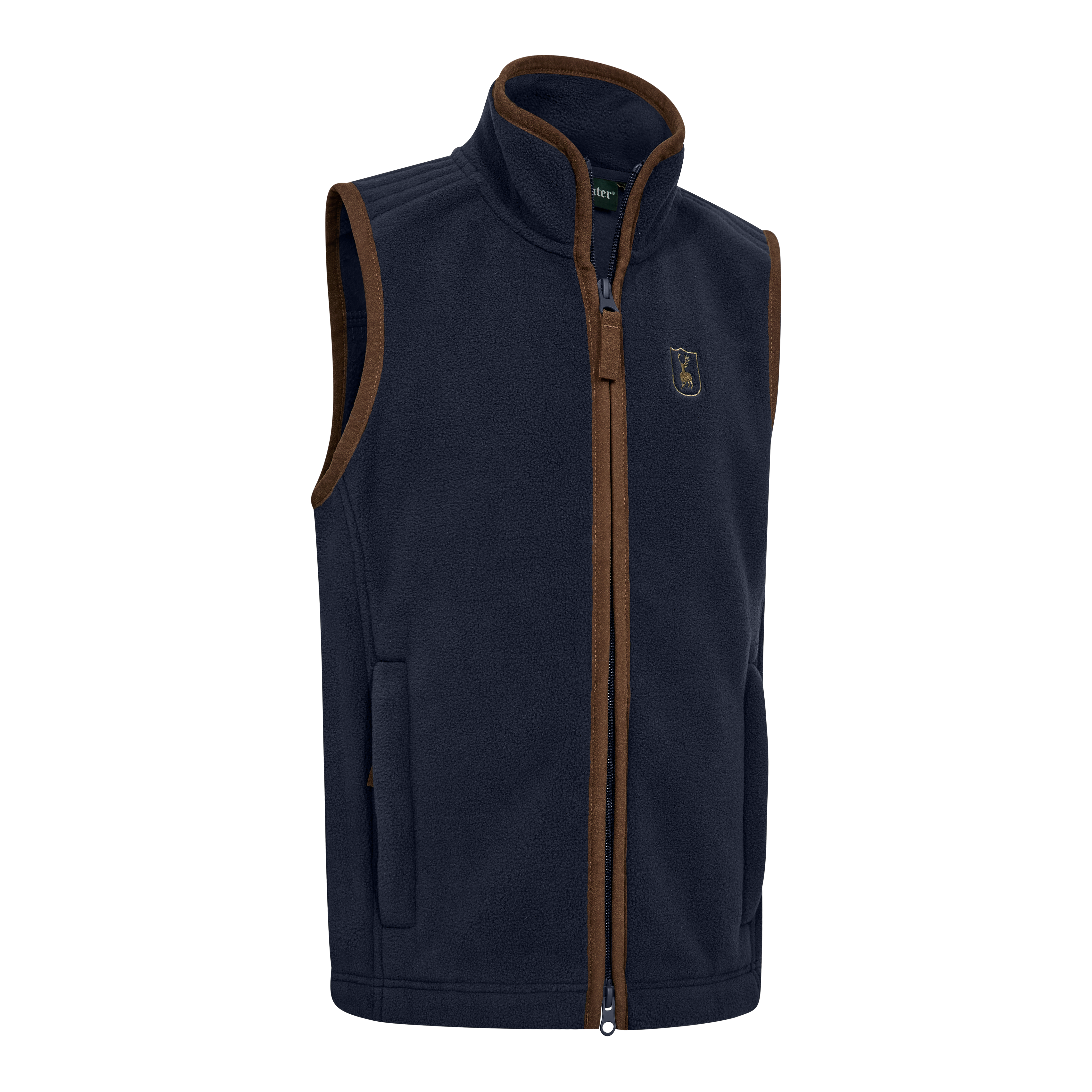 Youth Cumbria Fleece Vest - Deerhunter - Dark Blue