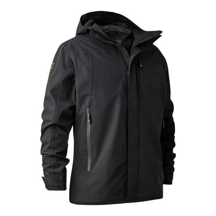 Sarek shell-jakke med hætte black - Deerhunter