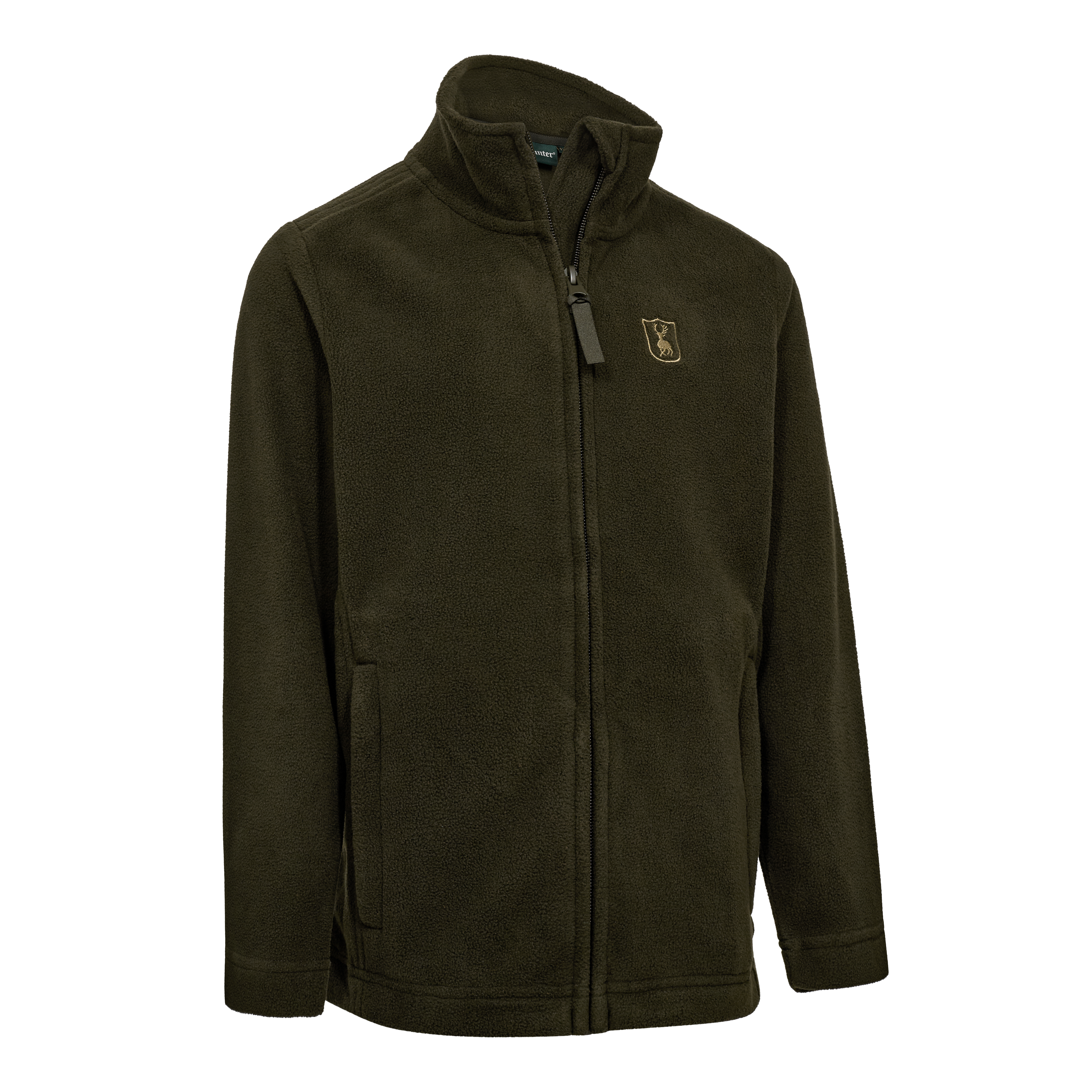 Youth Atlas Light Fleece Jakke - Timber - Deerhunter