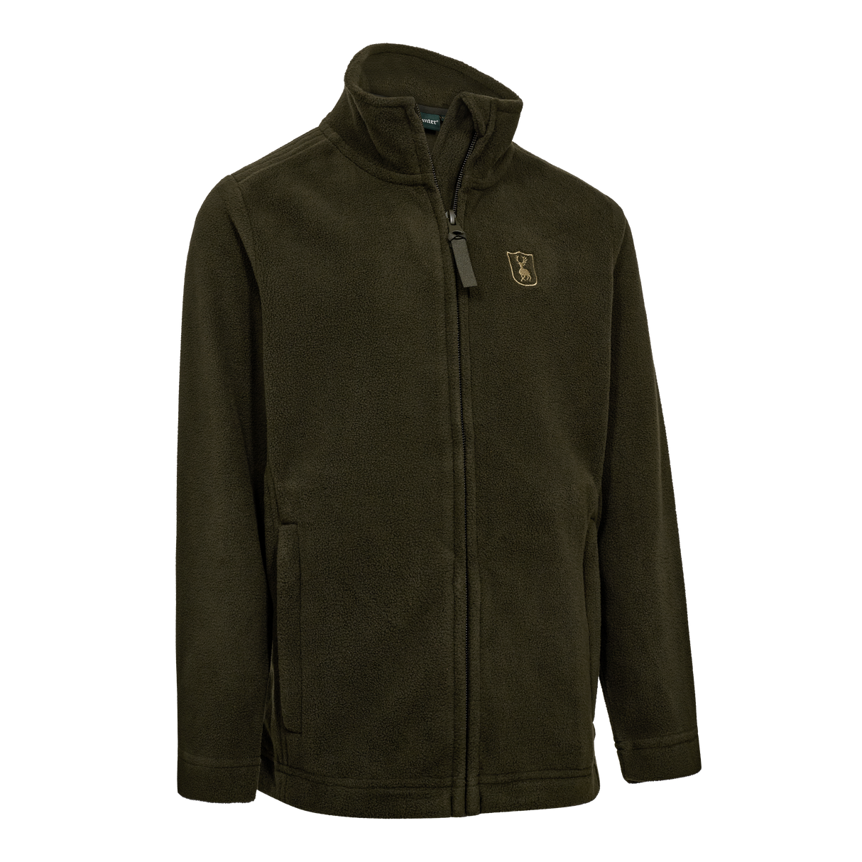 Youth Atlas Light Fleece Jakke - Timber - Deerhunter