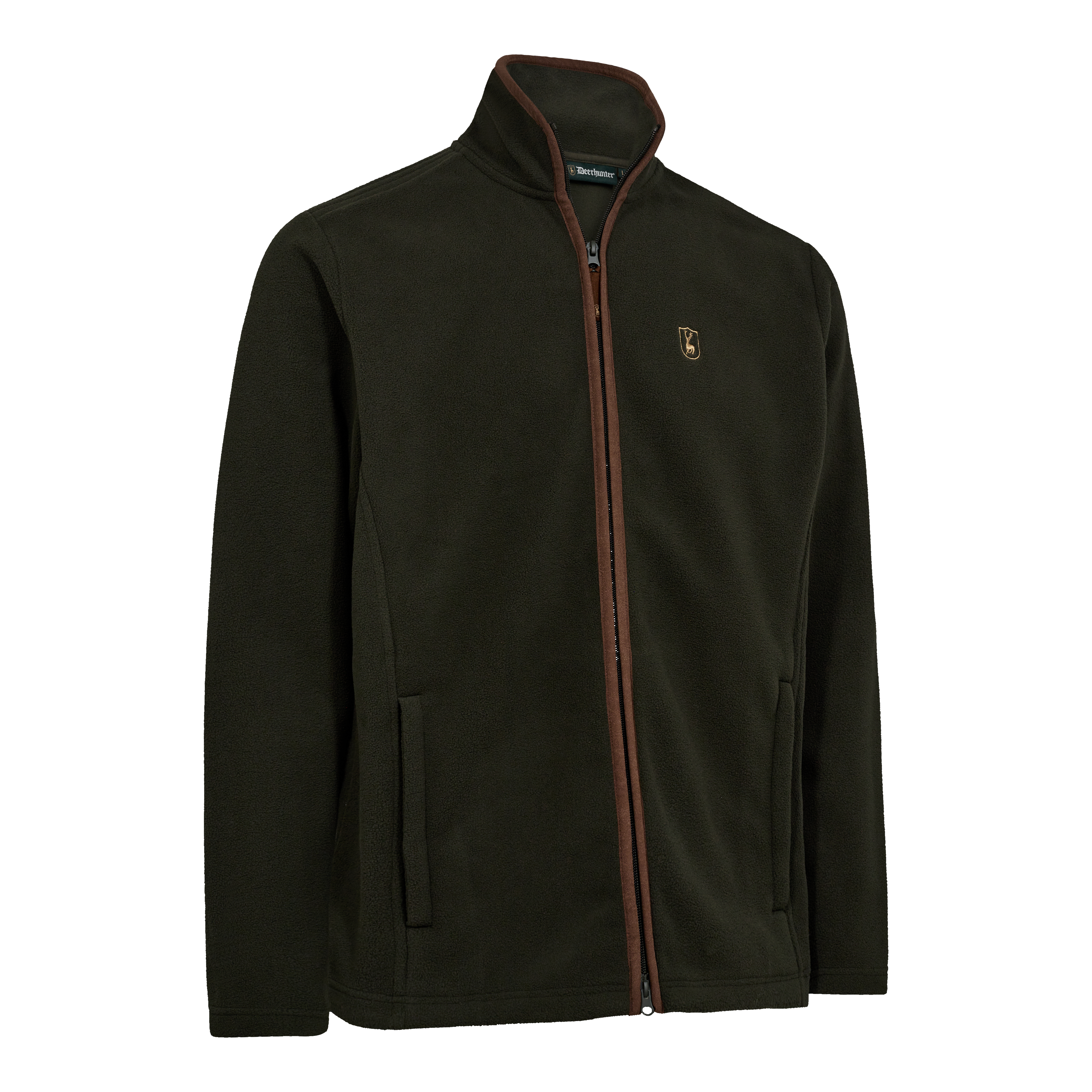 Cumbria Fleece Jakke - Forest Ember - Deerhunter
