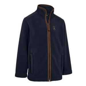 Youth Cumbria Fleece Jakke - Dark Blue - Deerhunter