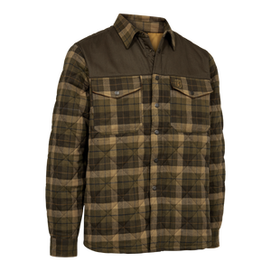Elbert Vatteret Skjortejakke - Brown Check - Deerhunter