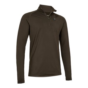 Heat Game ½-Zip Undershirt - Wood - Deerhunter