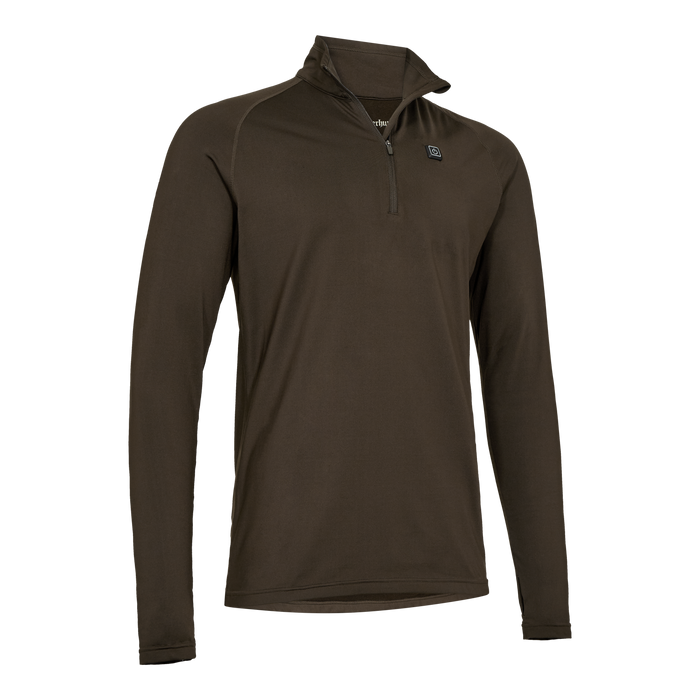 Heat Game ½-Zip Undershirt - Wood - Deerhunter
