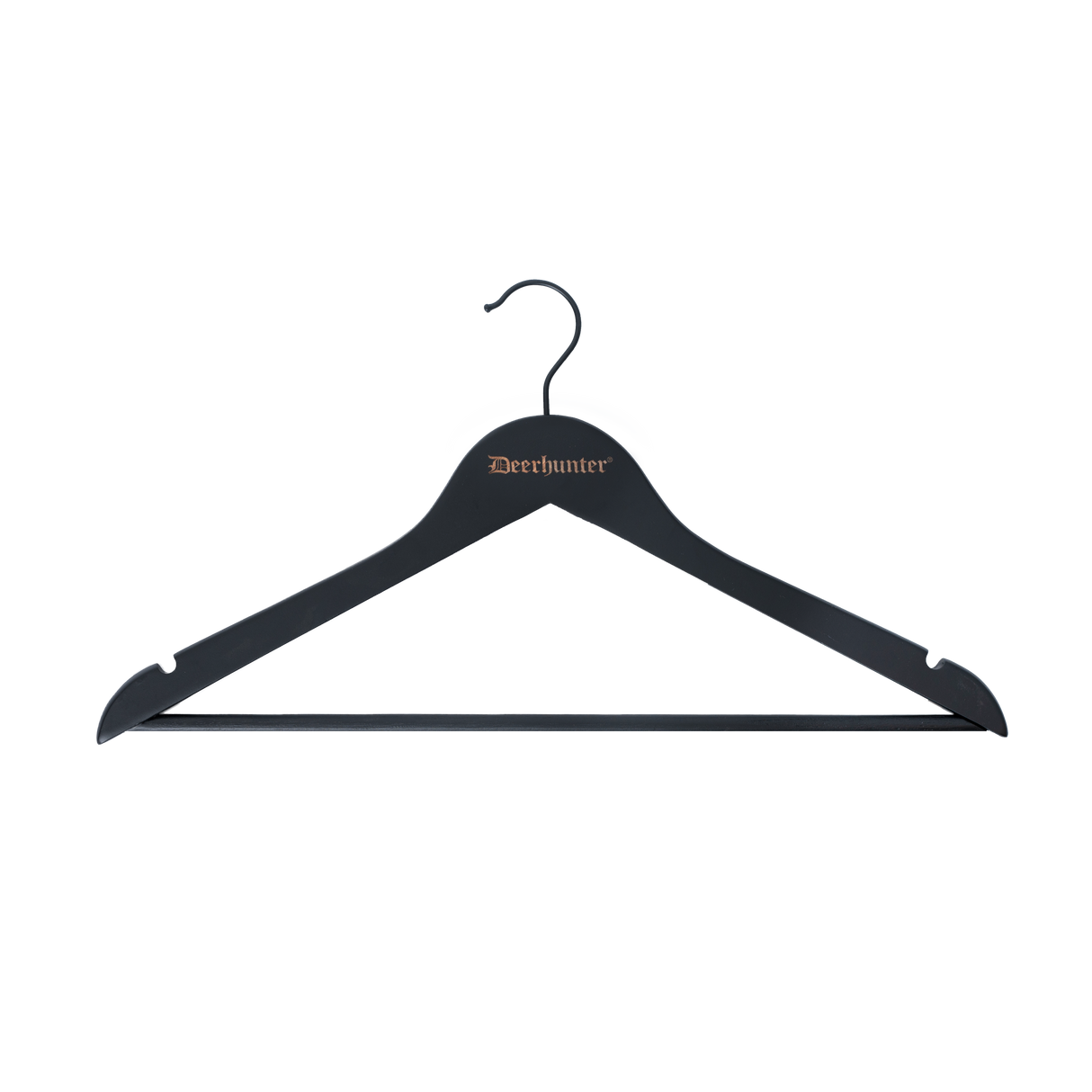 Træbøjle BLACK with - DH Logo -  Deerhunter