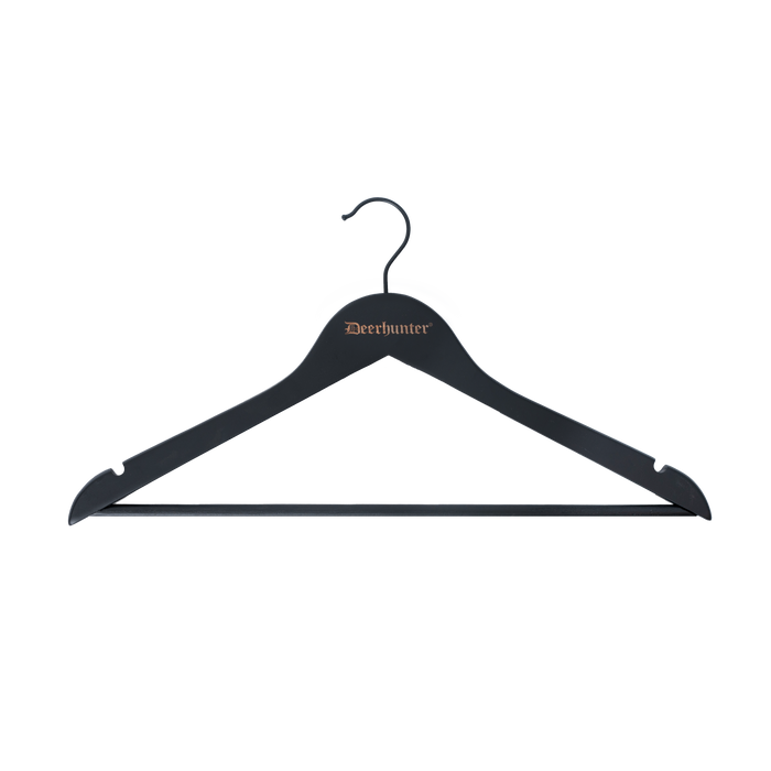 Træbøjle BLACK with - DH Logo -  Deerhunter