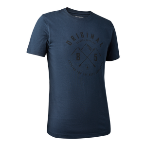 Nolan T-shirt - Dark Blue -  Deerhunter