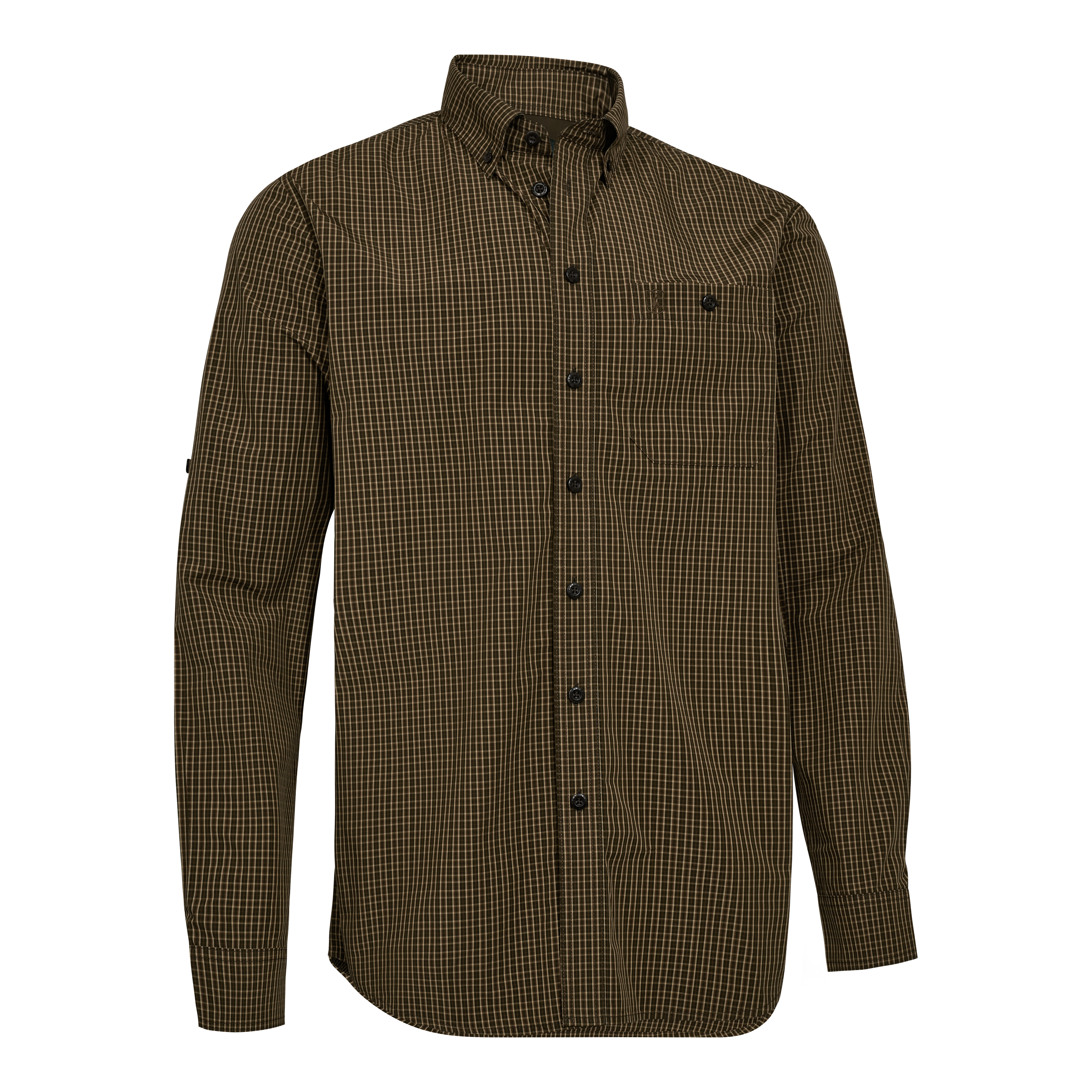 Raynor Skjorte - Green check - Deerhunter