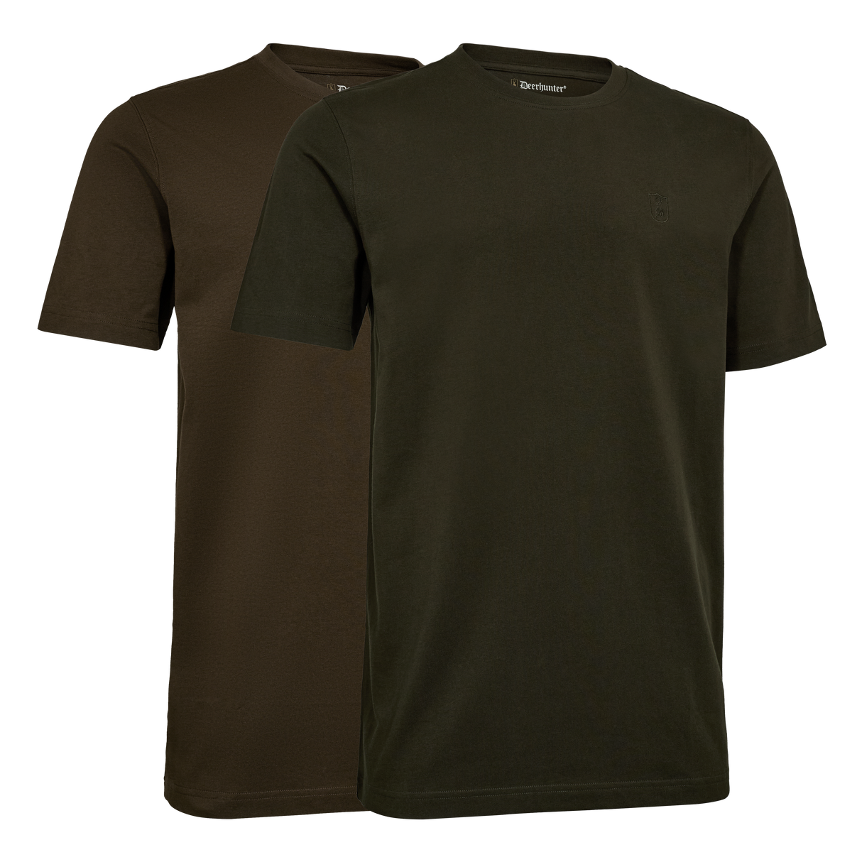 2-pak T-shirts - Fallen leaf / Timber - Deerhunter