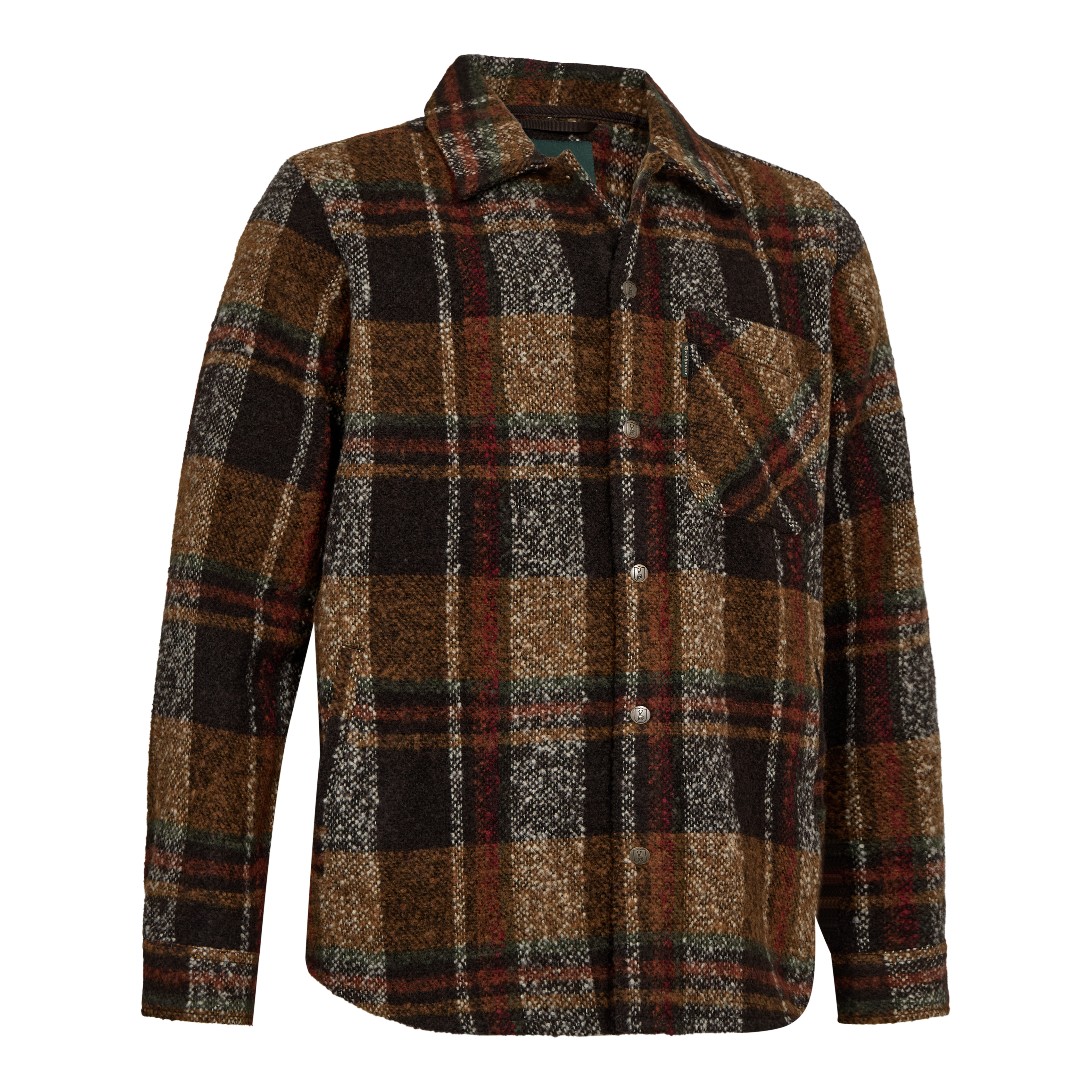 Wilder Overshirt - Brown Check - Deerhunter