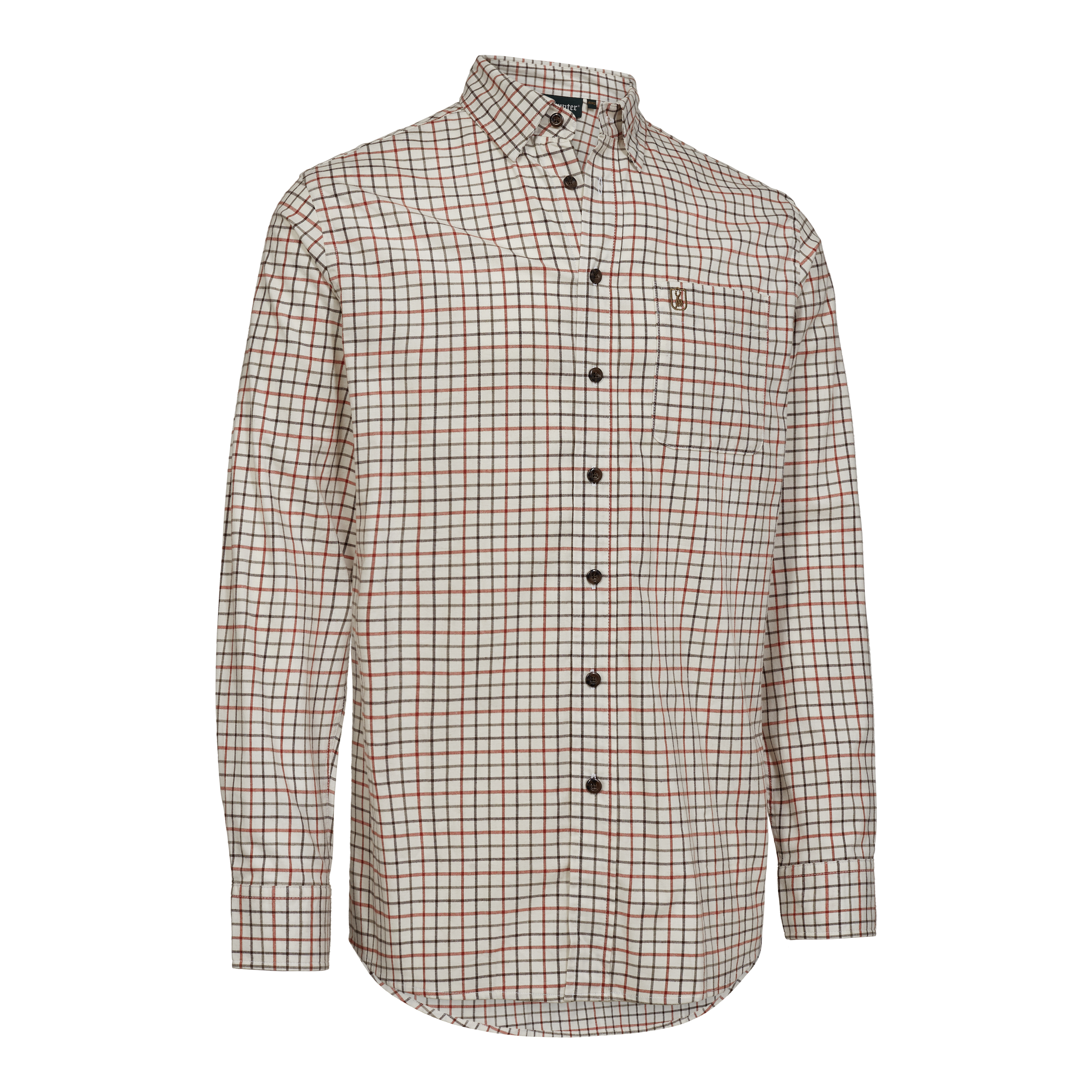 Gavin Skjorte - Orange Check - Deerhunter