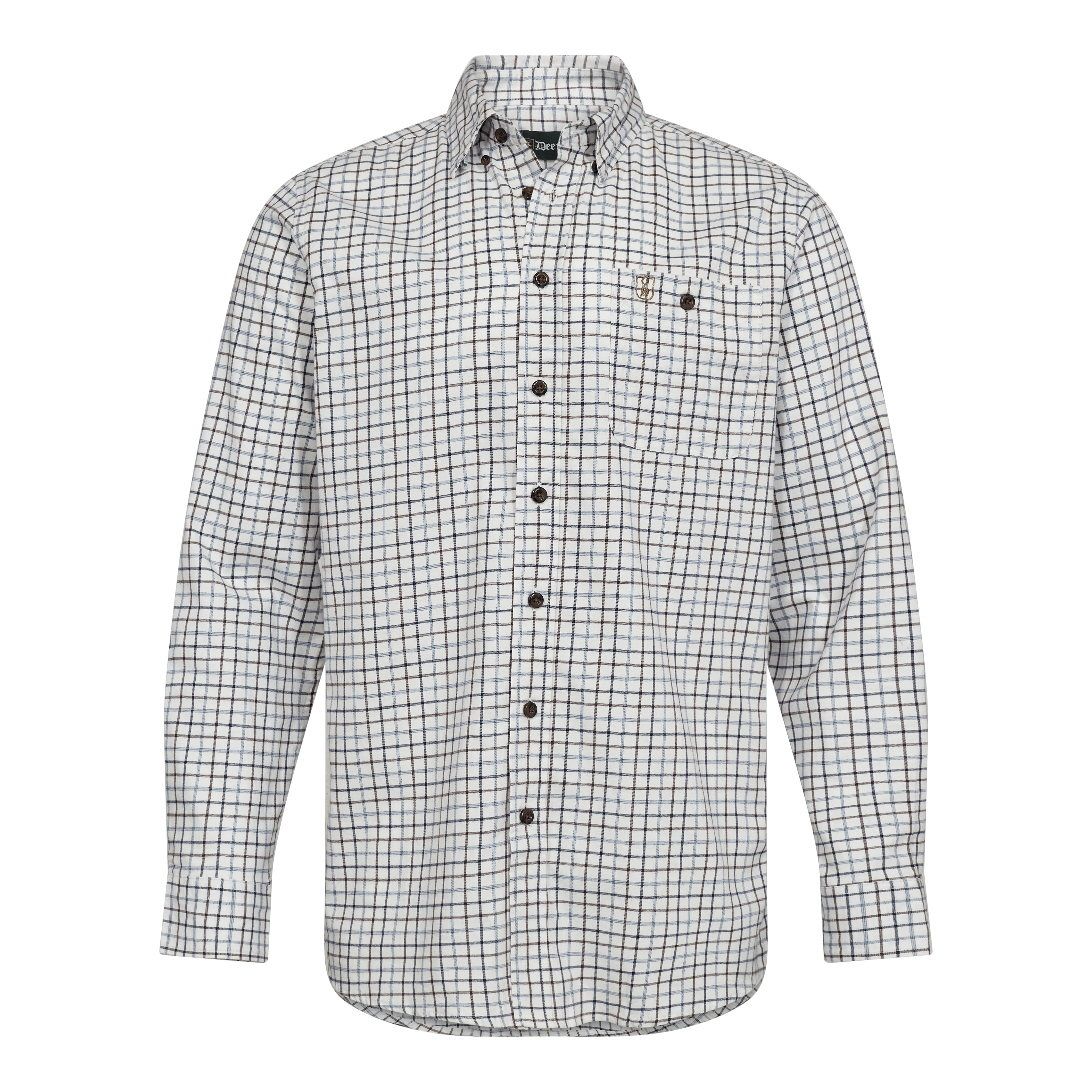 Gavin Skjorte - Blue Check - Deerhunter