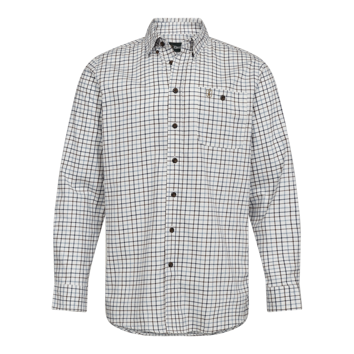 Gavin Skjorte - Blue Check - Deerhunter