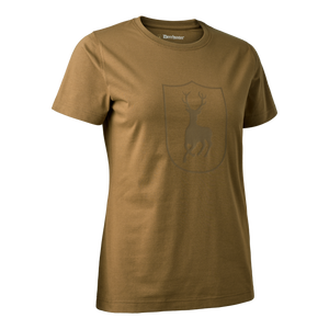 Lady T-shirt med logo Butternut -  Deerhunter