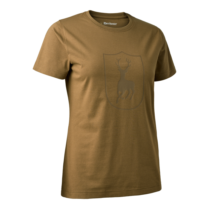 Lady T-shirt med logo Butternut -  Deerhunter