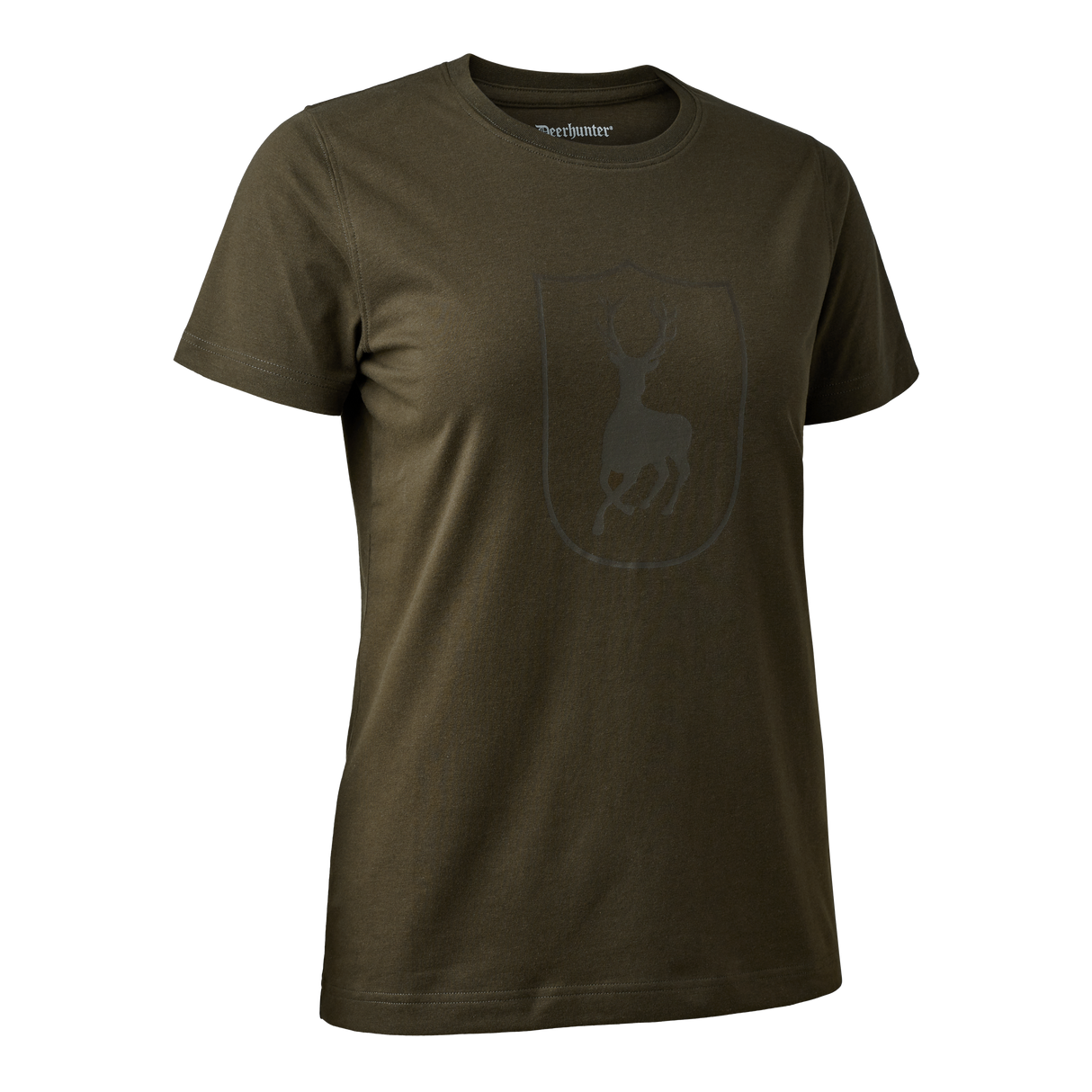 Lady T-shirt med logo Fallen Leaf -  Deerhunter