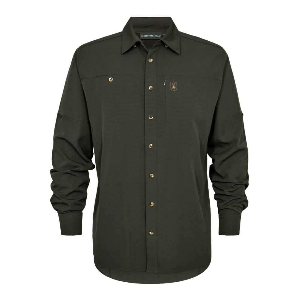 Canopy Skjorte - Forest Green - Deerhunter