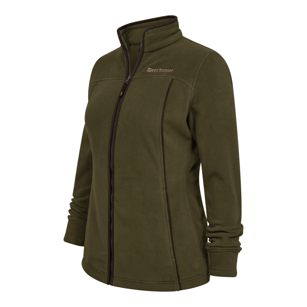 Lady Eagle Fleece Jakke Tarmac Green - Deerhunter