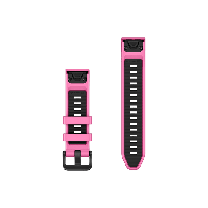 QuickFit® 26 remme, Pink Aurora silikone (Dykkersæt med 3 dele) 3