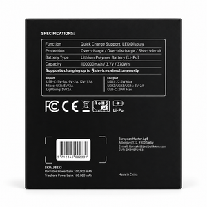 Portable 100.000 Powerbank - Ignition