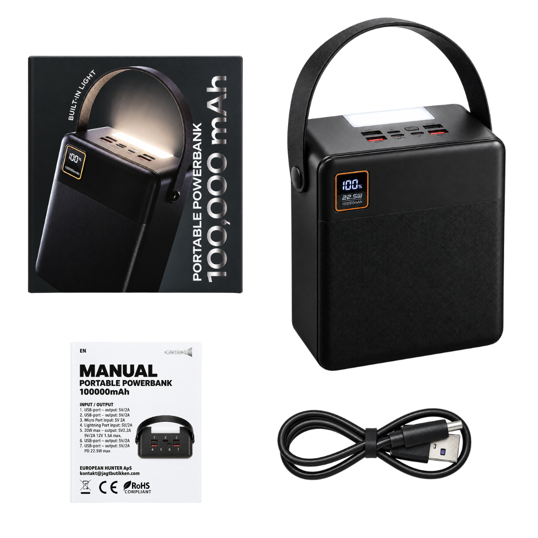 Portable 100.000 Powerbank - Ignition
