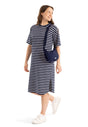 Elayna - Navy Stripe - Trespass