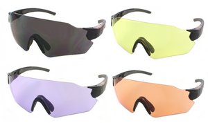 Evolution Eyewear Skydebrille - Connect X sæt - Grå/Orange/Lilla/Gul