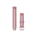 Quick Release remme (18 mm), Pink/Whitestone, sølv hardware 3