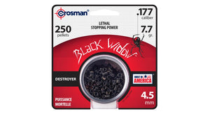 Crosman - Black Widow hagl 4,5MM 0,50g. (250 stk dåse)
