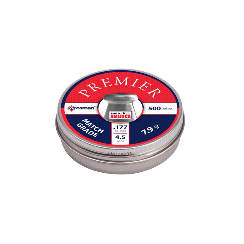 Crosman - Wadcutter hagl 4,5MM 0,48g. (500 stk dåse)