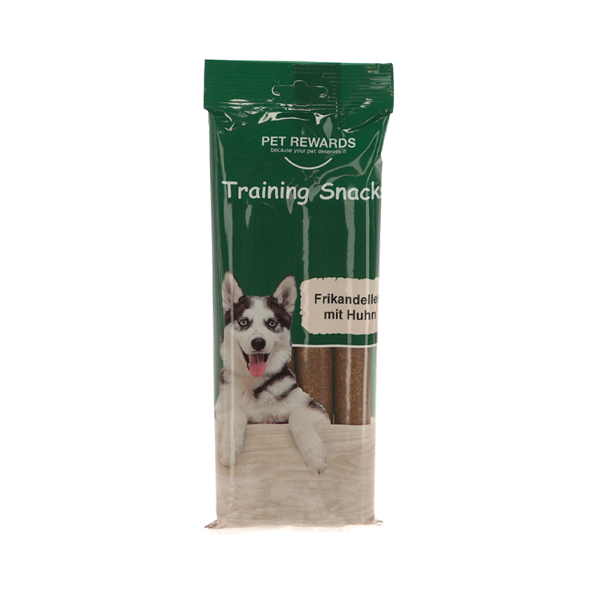 Hundegodbid Frikandels med kylling 4 pcs