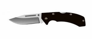 AccuSharp Foldekniv sort