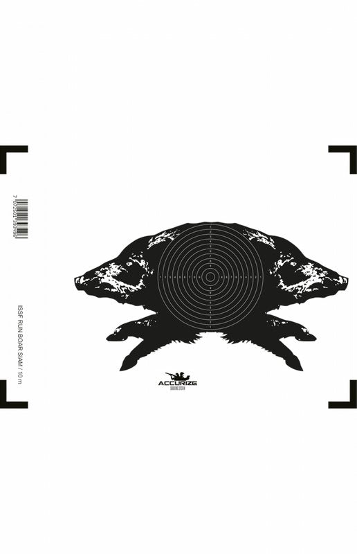 Front target ISSF RUN BOAR
