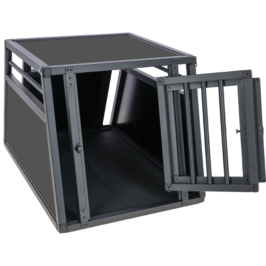 Transportbur i high-quality aluminium - 77x55x50cm