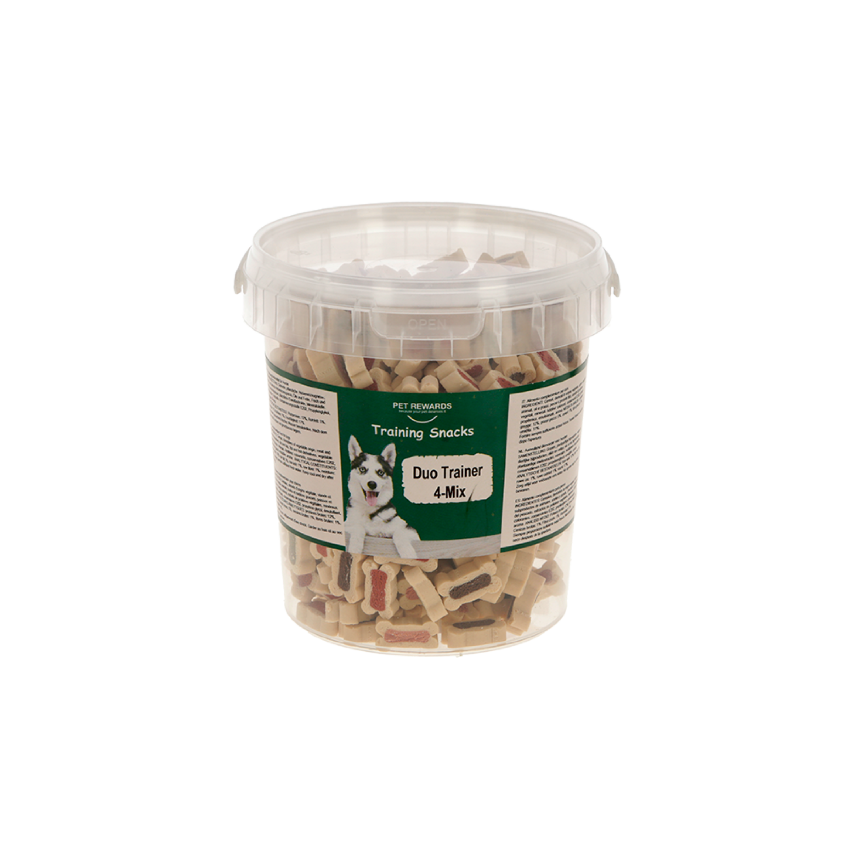 Hundegodbid Duo Trainer 4-mix 500 g Bucket