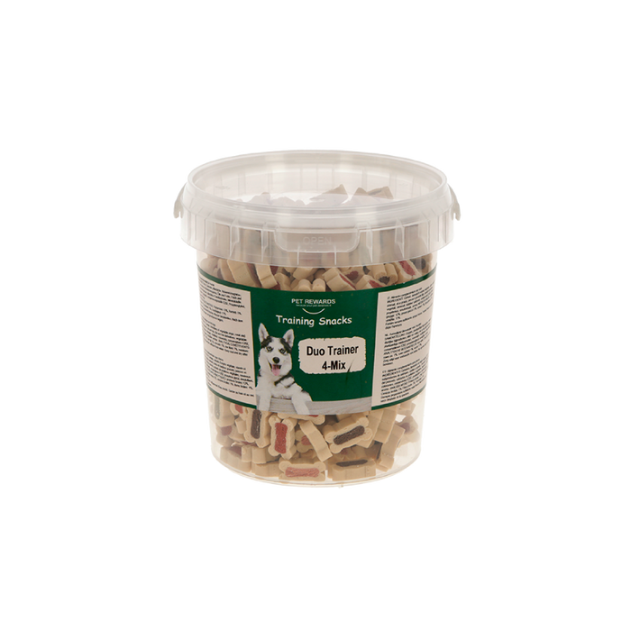 Hundegodbid Duo Trainer 4-mix 500 g Bucket
