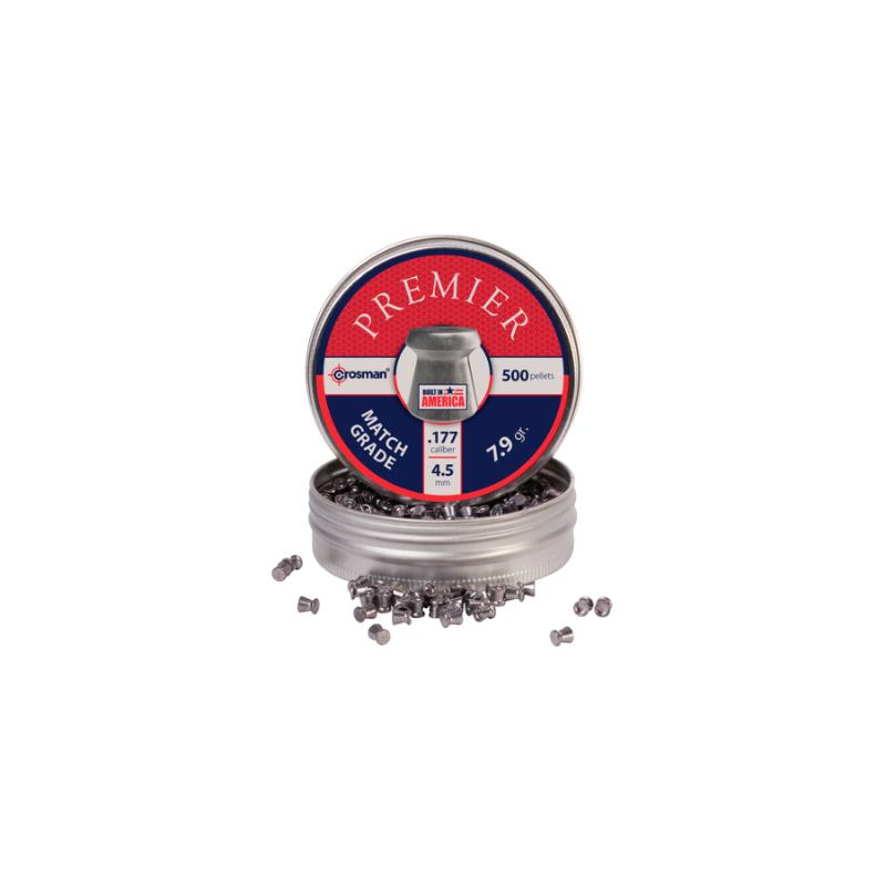 Crosman - Wadcutter hagl 4,5MM 0,48g. (500 stk dåse)