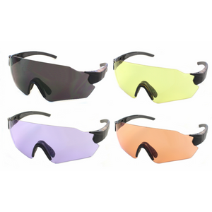 Evolution Eyewear Skydebrille - Connect X sæt - Grå/Orange/Lilla/Gul