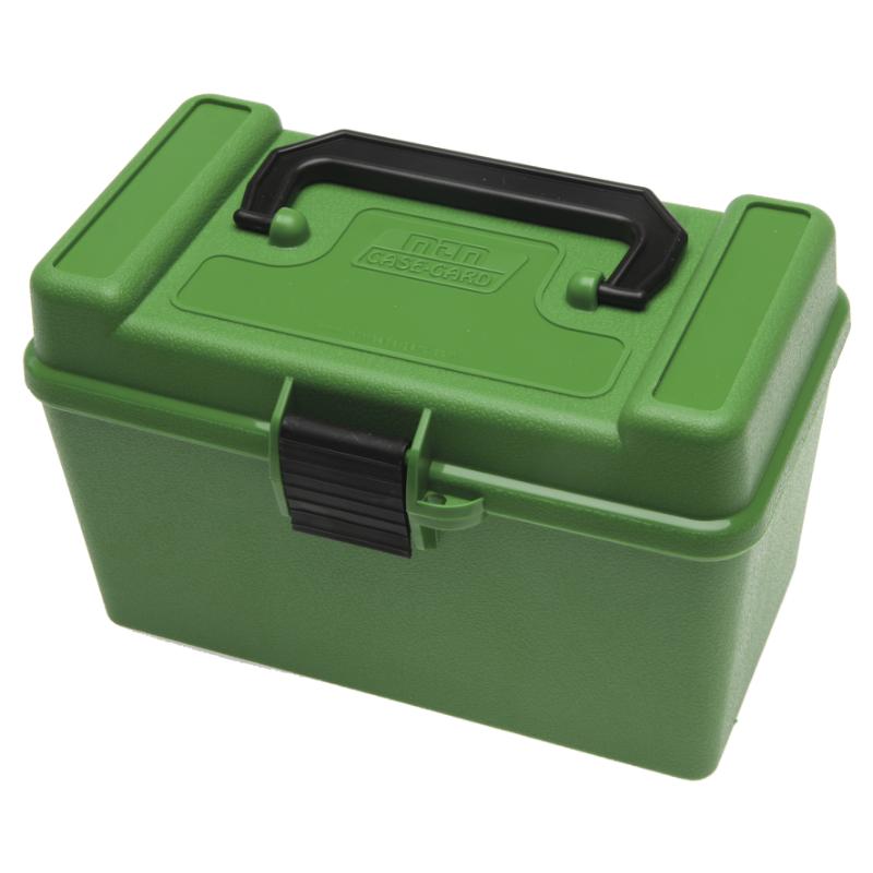 MTM patronbox 50 stk. patr. m/håndtag - Kal.22-250-.308WIN