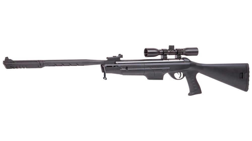 Crosman Diamondback m/lyddæmp. 4,5MM 350m/s, m/4x32 kikkert